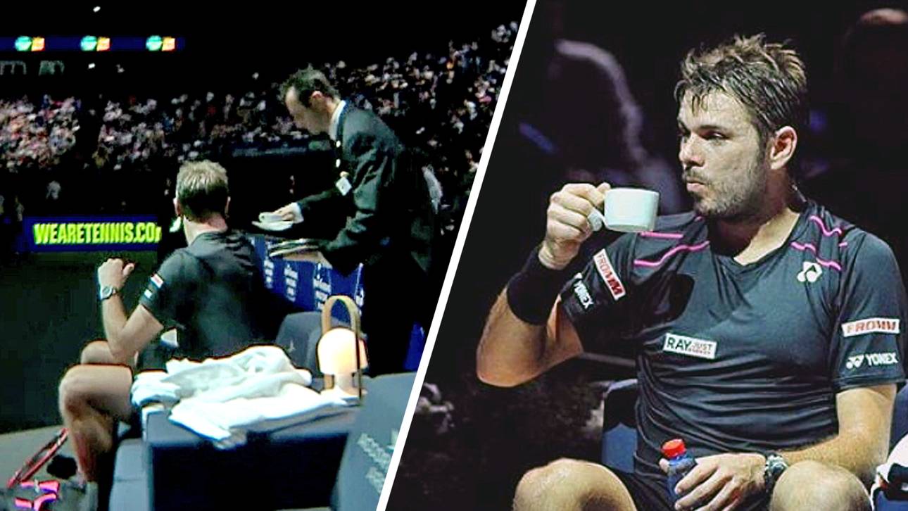 Wawrinka: Kaffeepause während Spiel