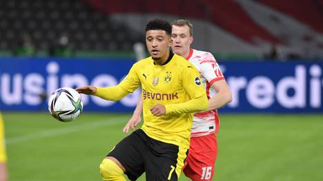 Jadon Sancho steht vor einem Wechsel von Borussia Dortmund zu Manchester United