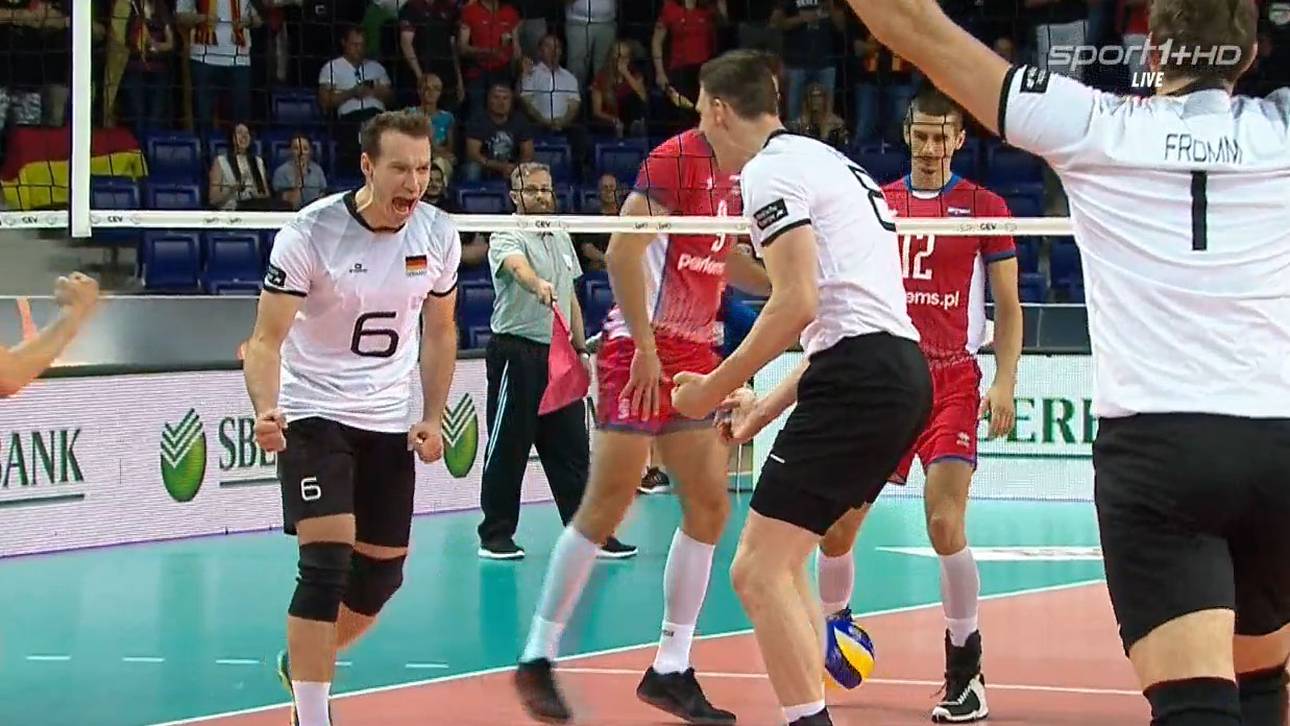 Volleyballer im EM-Viertelfinale