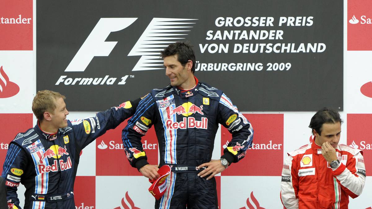 "Natürlich hat mir das nicht gefallen. Aber Mark war einfach ein Nürburgring-Spezialist, Hut ab", sagt Vettel