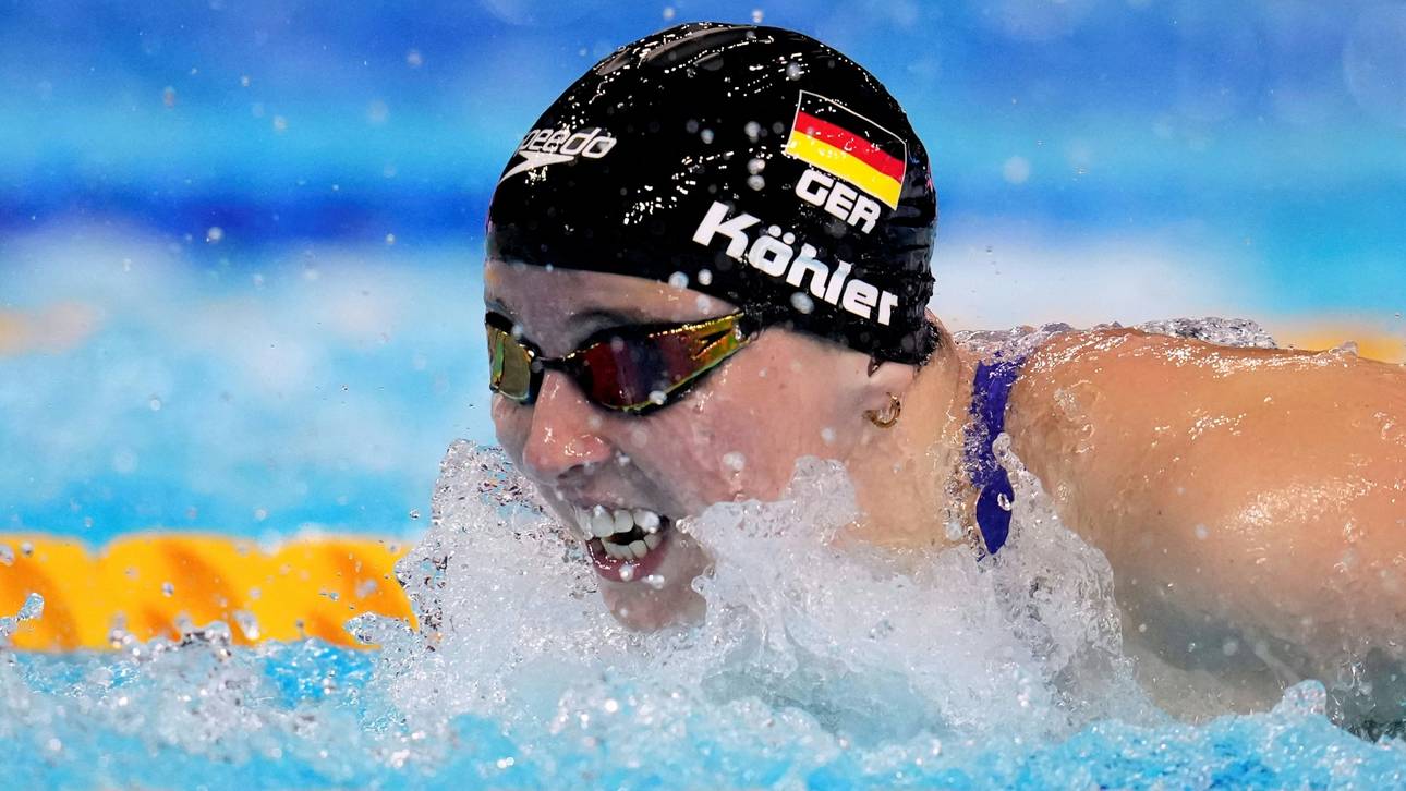 Köhler schwimmt deutschen Rekord