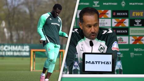 Victor Boniface sorgt mit seinem Fitnesszustand für Irritationen bei Werder Bremen. Jetzt spricht sein Trainer Daniel Thioune.
