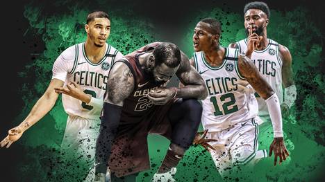LeBron James ist bislang gegen die Boston Celtics auf sich allein gestellt