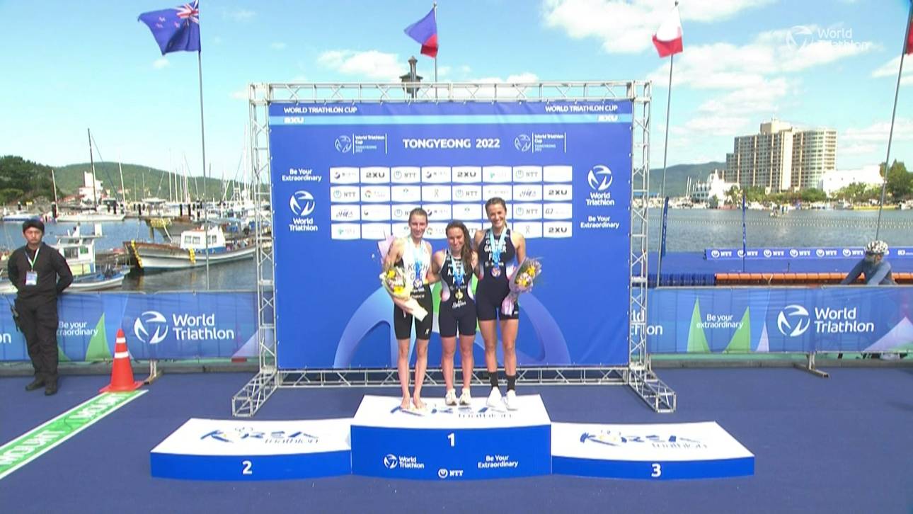 Triathlon-Weltcup in Südkorea: Podium-Coup von Koch