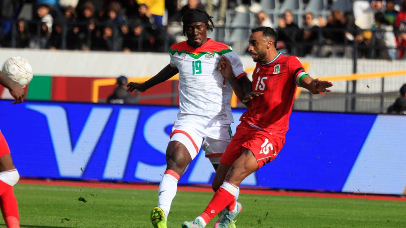 Georgi Minoungou beim Afrika-Cup