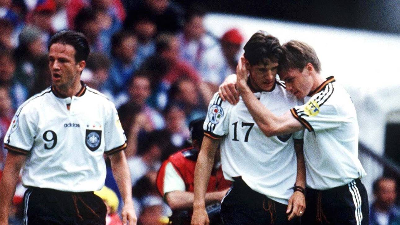 Thomas Helmer (r.) wurde 1996 Europameister