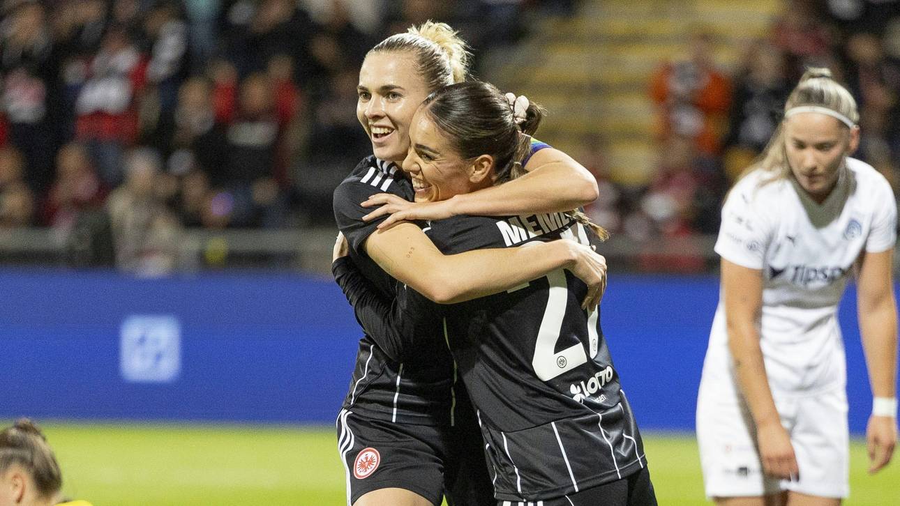 Eintracht-Frauen in Europa auf Kurs