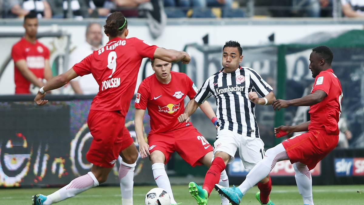 In Frankfurt duelliert sich Pokalfinalist Eintracht mit Vizemeister RB Leipzig. Für die Gastgeber geht es darum, im Rhythmus zu bleiben. RB feiert den Ausklang seiner überragenden Premierensaison 