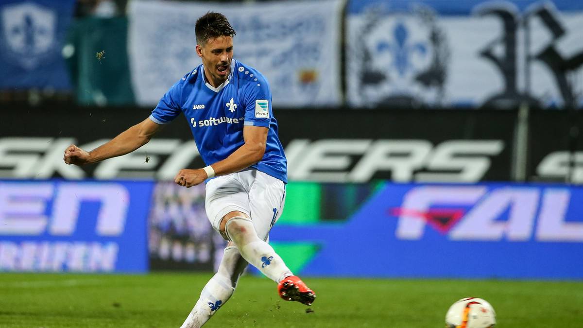 SV DARMSTADT 98 (hier Sandro Wagner): 4 Jahre - zuletzt 2016/17