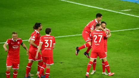 Fortuna Düsseldorf feiert einen Last-Minute-Sieg gegen den Karlsruher SC
