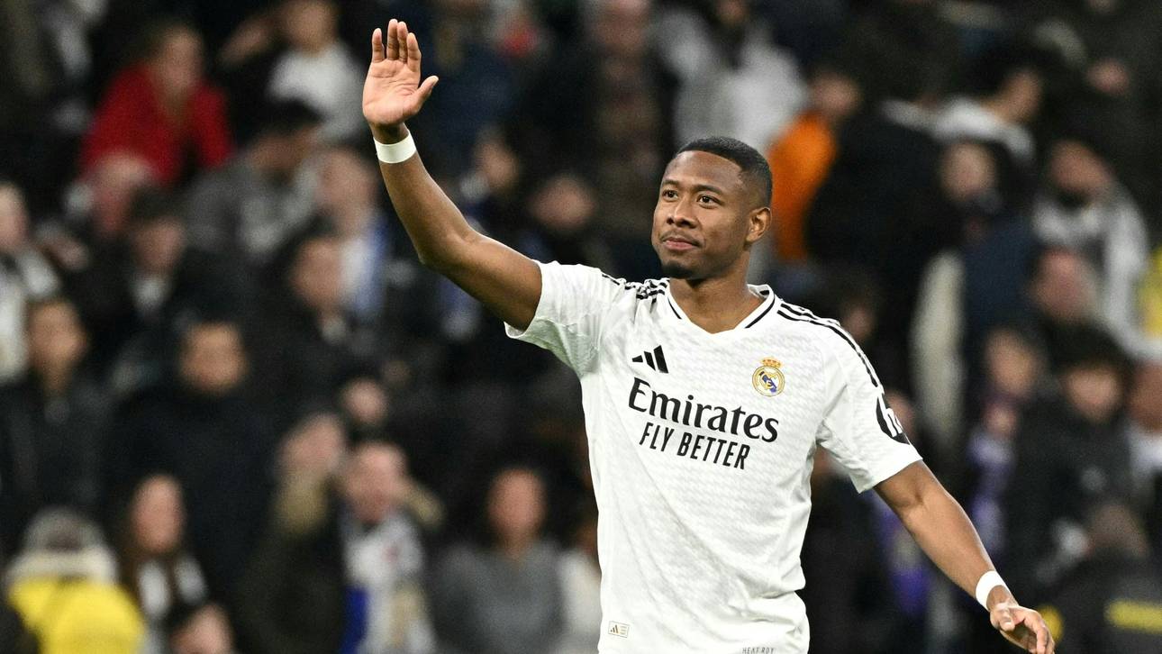 David Alaba im Dress von Real Madrid