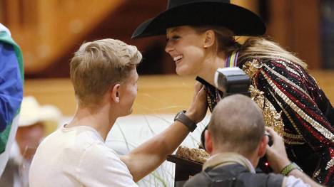 Gina Maria Schumacher ist eine erfolgreiche Westernreiterin
