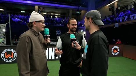 Martin Harnik spricht bei der Icon League über einen Spieler aus seinem Team - und scherzt mit SPORT1-Moderator Nico Kaufmann. 