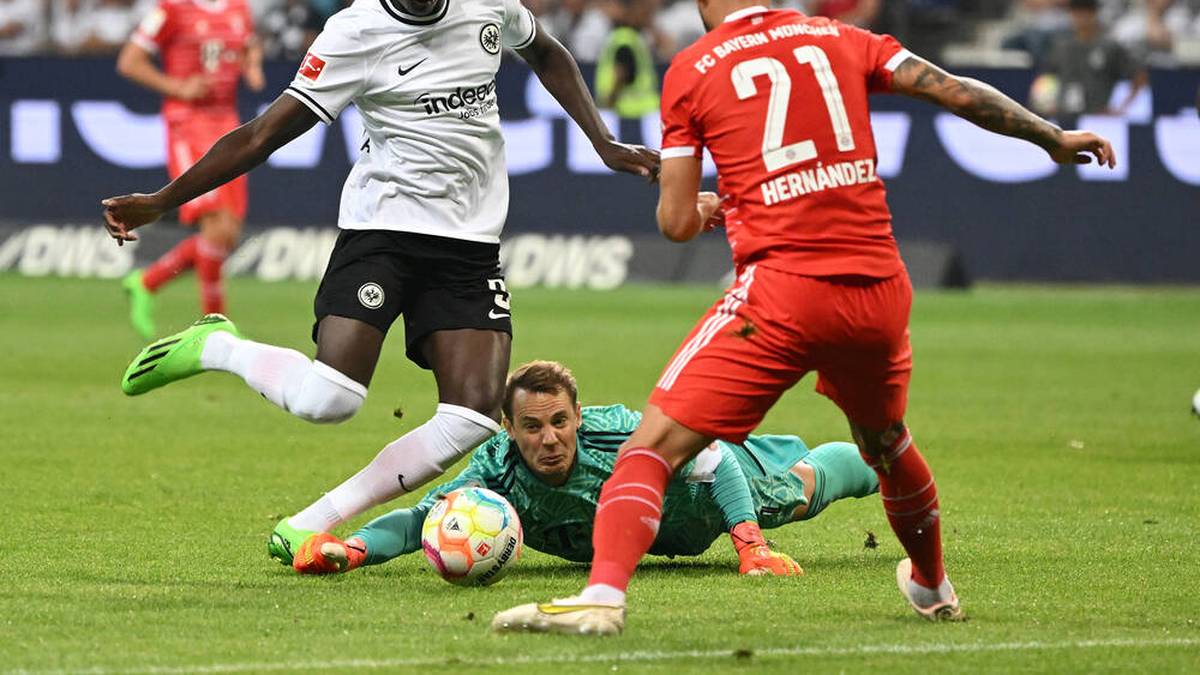 Das einzige Haar in der Suppe: In der 64. Minute ging FCB-Torwart Manuel Neuer ins Dribbling gegen Randal Kolo Muani - und verlor den Ball. Der Franzose musste nur noch ins Bayern-Tor einschieben