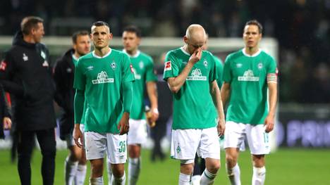 Werder Bremen steckt tief im Abstiegskampf der Bundesliga