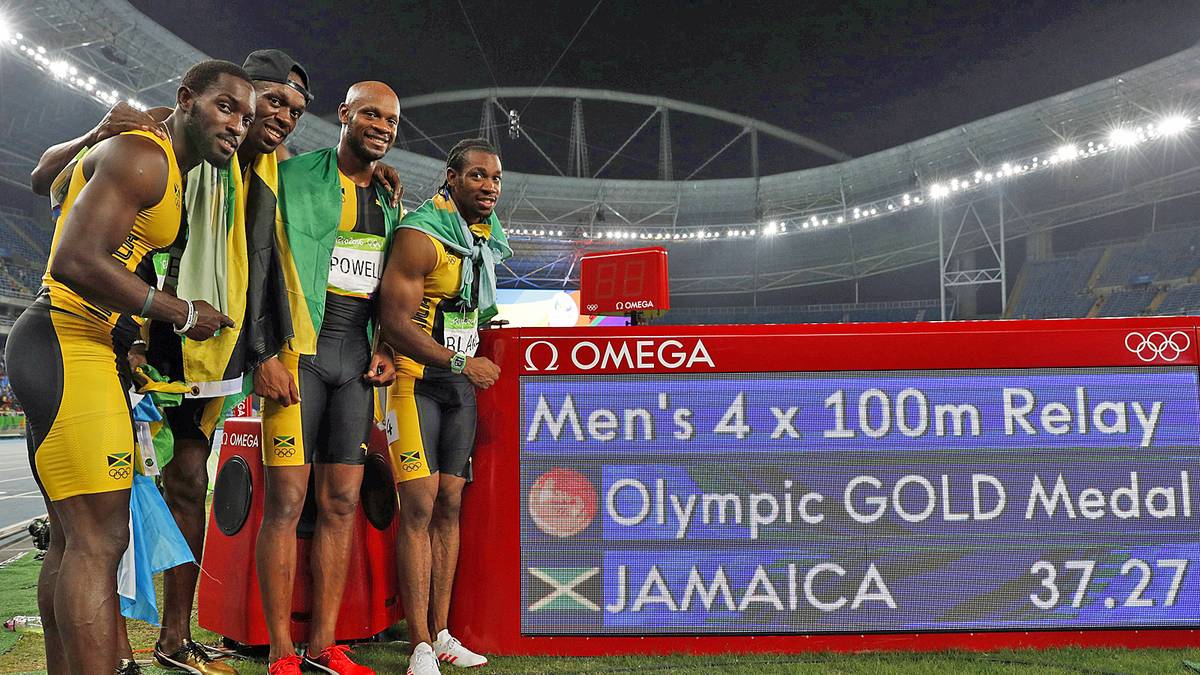 Die Siegerzeit von 37,27 Sekunden ist ausbaufähig. Doch bei Olympischen Spielen zählt einzig der Sieg