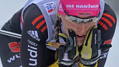 Denise Herrmann bildet im Weltcup ein Duo mit Hanna Kolb