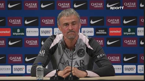 Luis Enrique schwärmt auf der Pressekonferenz über die Fans von Paris Saint-Germain. Laut ihm sind sie einer der ausschlaggebenden Gründe für den Erfolg-