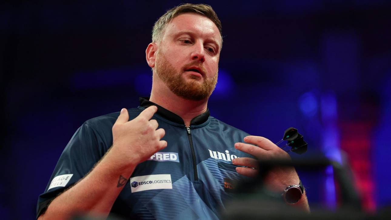 „Ohnmacht“: Darts-Profi Menzies mit Kreislaufproblemen raus