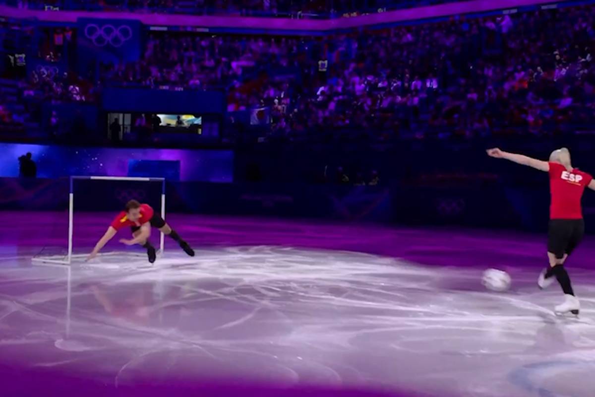 Wenn "Tiki Taka" auf Eiskunstlauf trifft