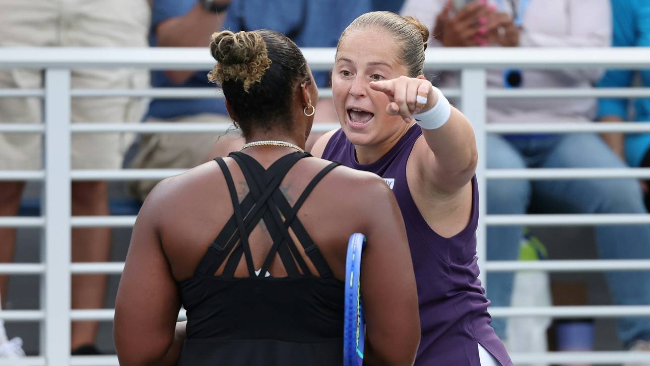 Klärungsbedarf: Jelena Ostapenko und Taylor Townsend 