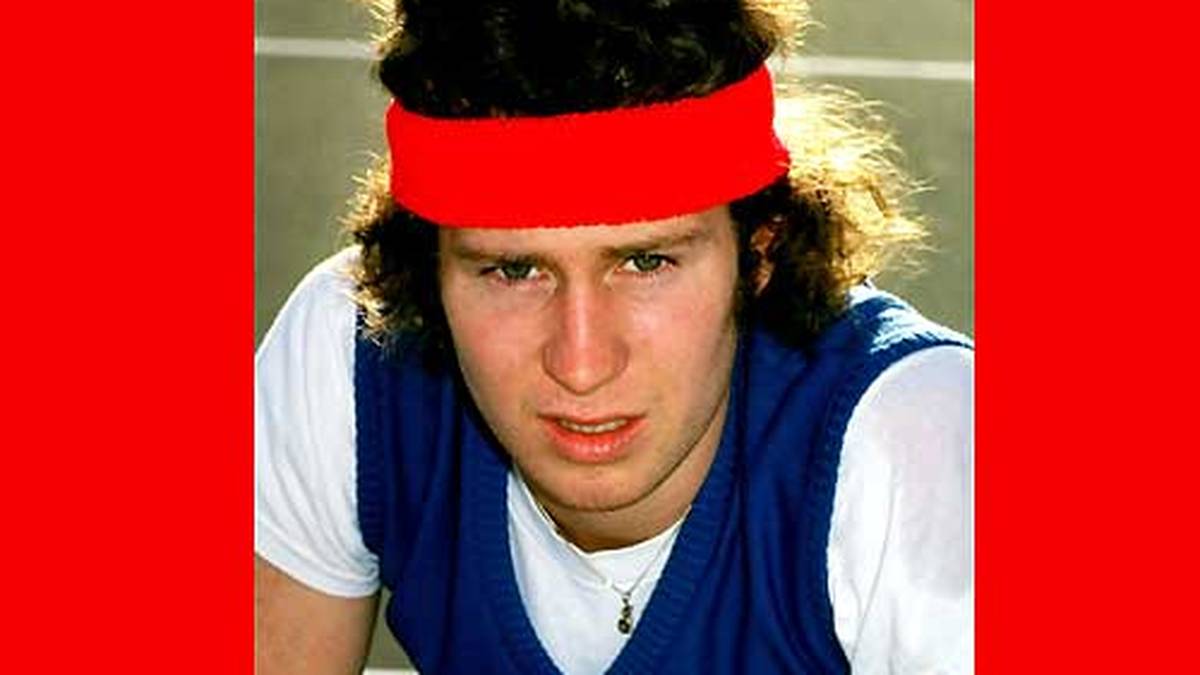 Nicht nur optisch gehörte John McEnroe eher zur "wilderen Sorte"