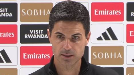 Arsenal-Trainer Mikel Arteta muss nach dem 2:0-Sieg gegen West Ham gleich um zwei Leistungsträger bangen. Sowohl Kapitän Martin Ødegaard als auch Declan Rice verletzten sich im Spiel.