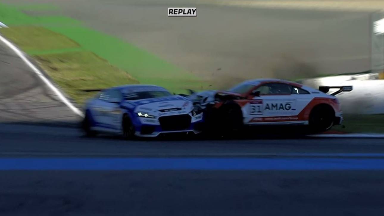 Audi TT Cup: Vettels Bruder crasht