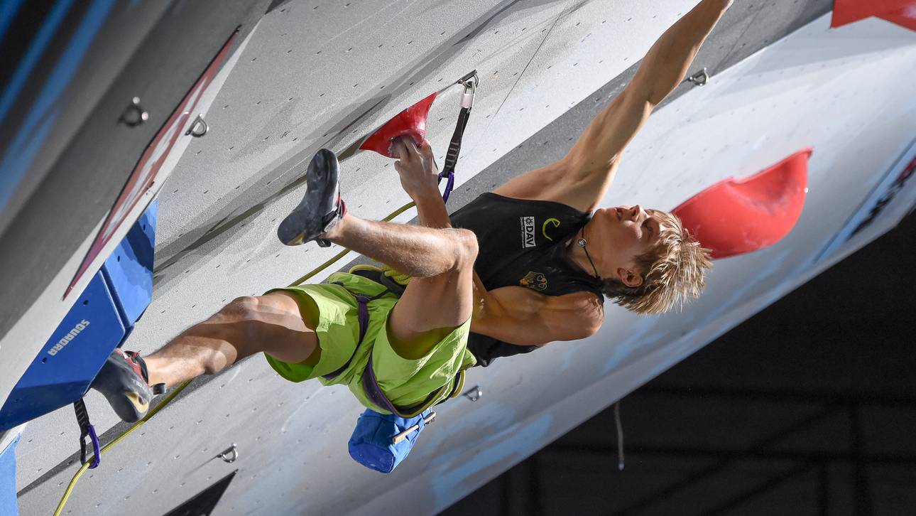 Sportkletterer verpasst Gold knapp