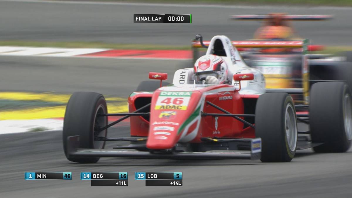 ADAC Formel 4: Gabriele Mini siegt mit großem Vorsprung auf dem Nürburgring