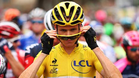 Chris Froome reagiert bei der Tour de France zunehmend gereizt auf kritische Nachfragen