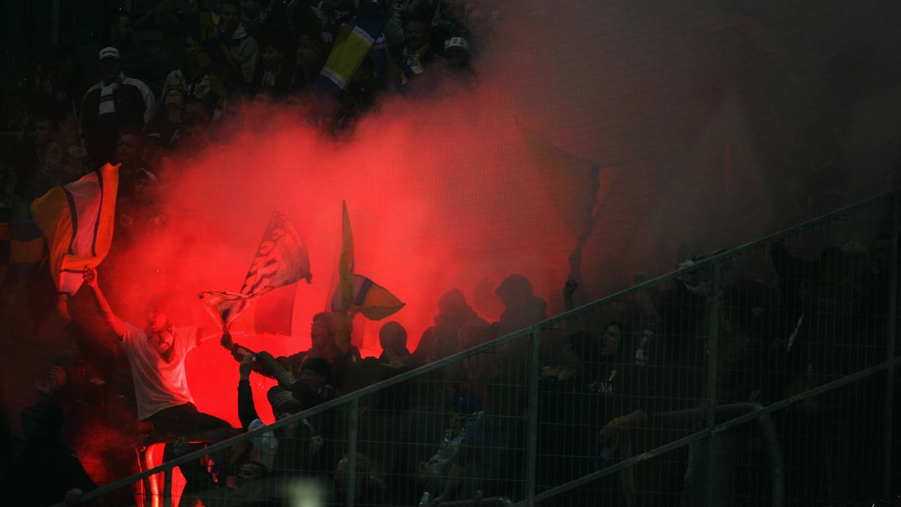 Krawalle bei Ostderby in Jena