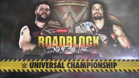 Kevin Owens (l.) trifft bei WWE Roadblock: End of the Line 2016 auf Roman Reigns