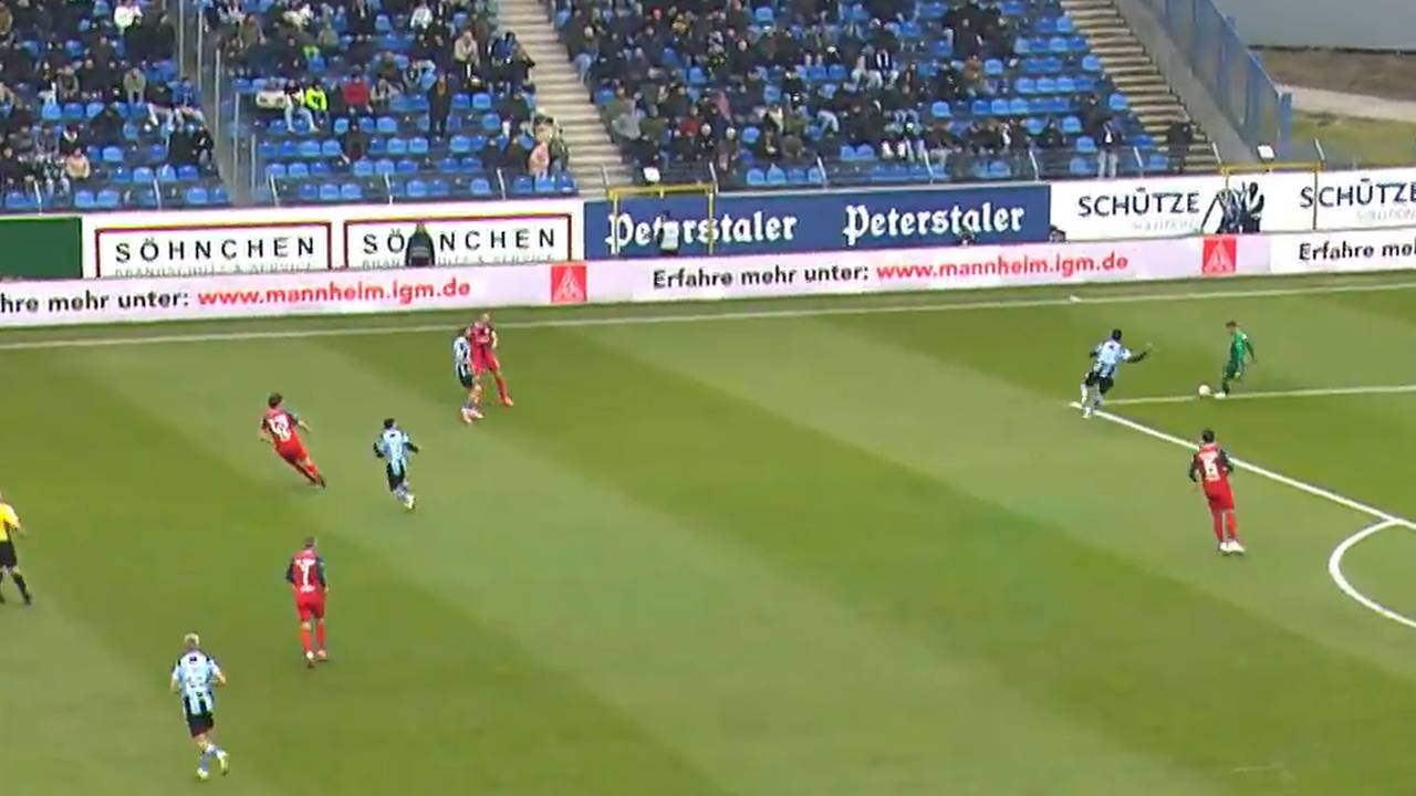 SV Waldhof Mannheim - Hansa Rostock (Highlights)