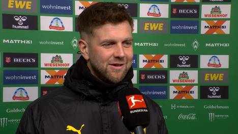 Borussia Dortmunds Niclas Füllkrug blickt auf einen gelungenen Abend bei seinem Ex-Verein Werder Bremen zurück.