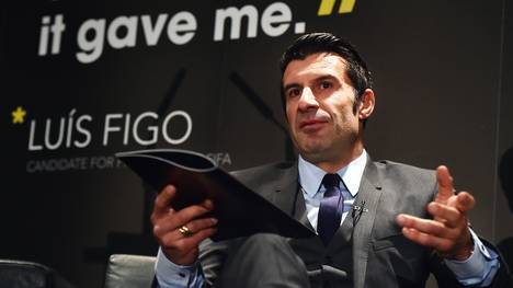 Luis Figo stellt seine FIFA-Kandidatur vor