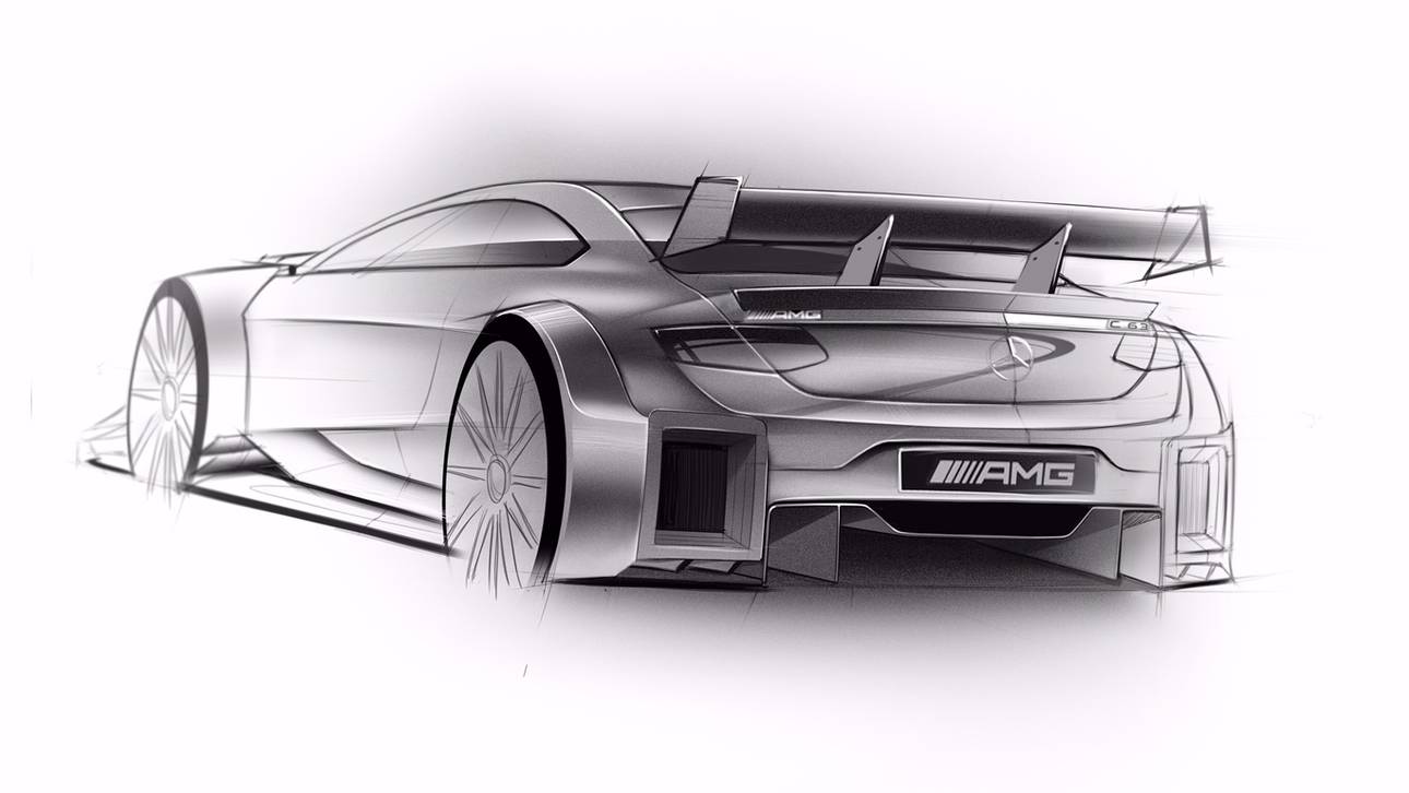 Die Heckansicht des neuen AMG