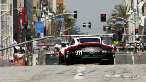 Mit dem 911 RSR auf den Straßen von Long Beach: USA als top Porsche-Markt