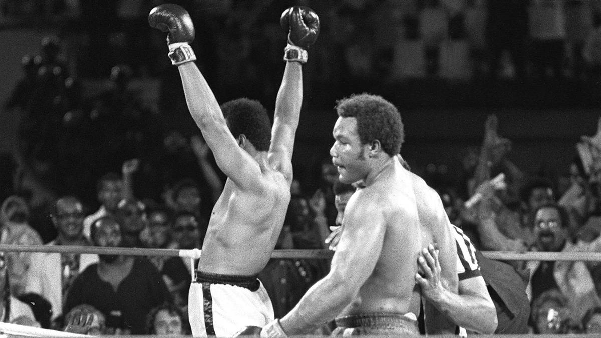 "I've seen George Foreman shadow boxing and the shadow won." ("Ich habe George Foreman beim Schattenboxen beobachtet. Der Schatten hat gewonnen.")