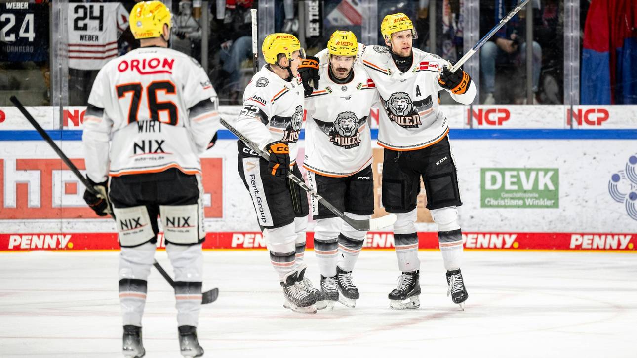DEL: Löwen schlagen Grizzlys deutlich