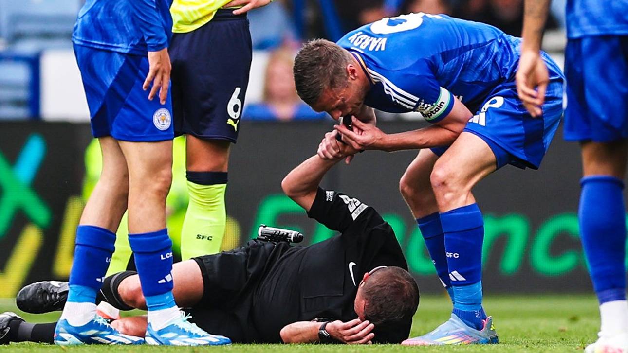 Unfassbarer Schiri-Moment um Vardy