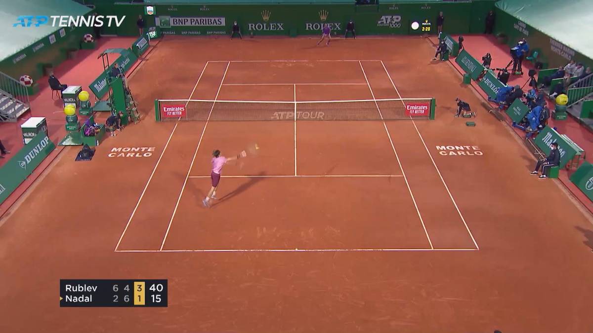Monte Carlo Masters: Rafael Nadal - Andrej Rublew (2:6, 6:4, 2:6): Highlights