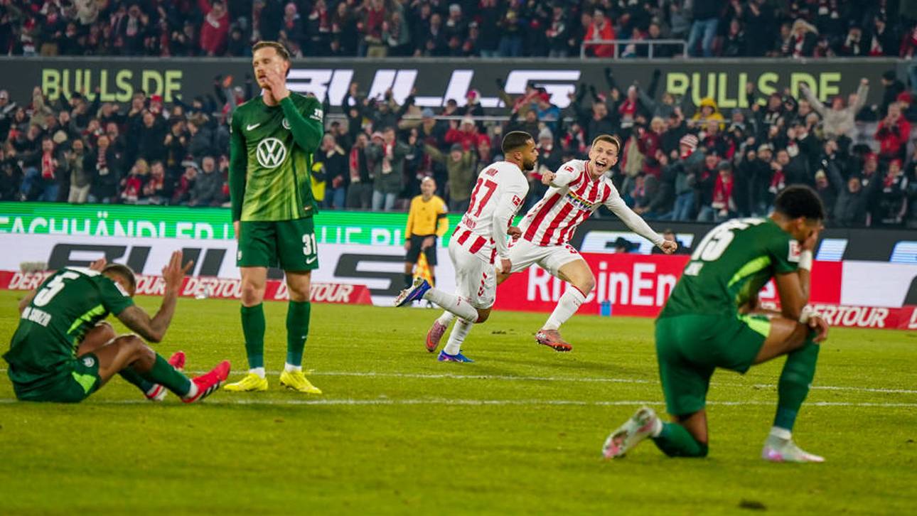 Köln jubelt - Frust beim VfL Wolfsburg