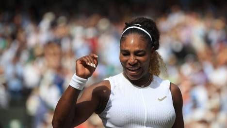 TENNIS-GBR-WIMBLEDON Serena Williams steht zum elften Mal im Finale von Wimbledon