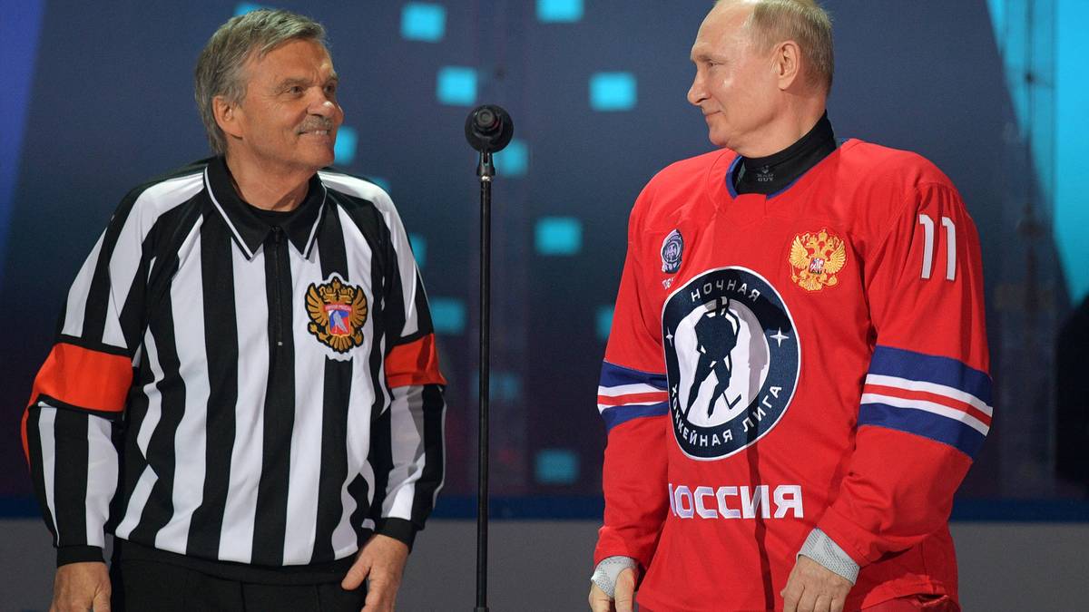 Der frühere IIHF-Boss René Fasel und Russlands Präsident Wladimir Putin pflegen ein freundschaftliches Verhältnis 