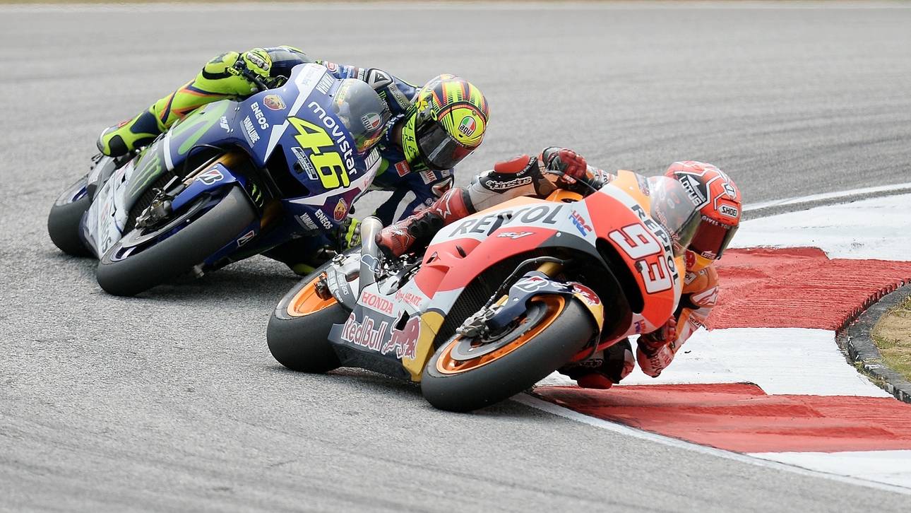 Eklat: Rossi tritt Marquez vom Bike