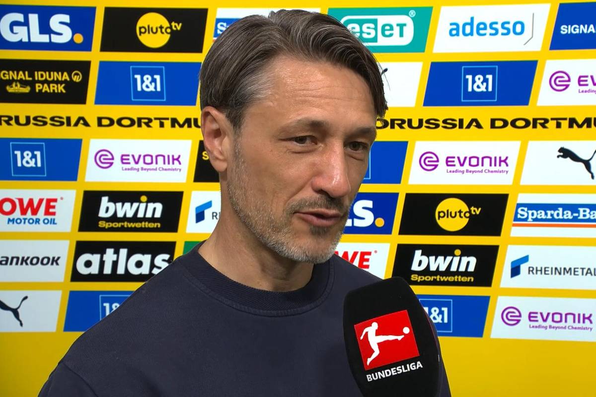 Niko Kovac relativiert das Megalob von Lars Ricken, nachdem Ricken die Arbeit von Kovacals eine der historisch besten Trainerleistungen beim BVB genannt hat.
