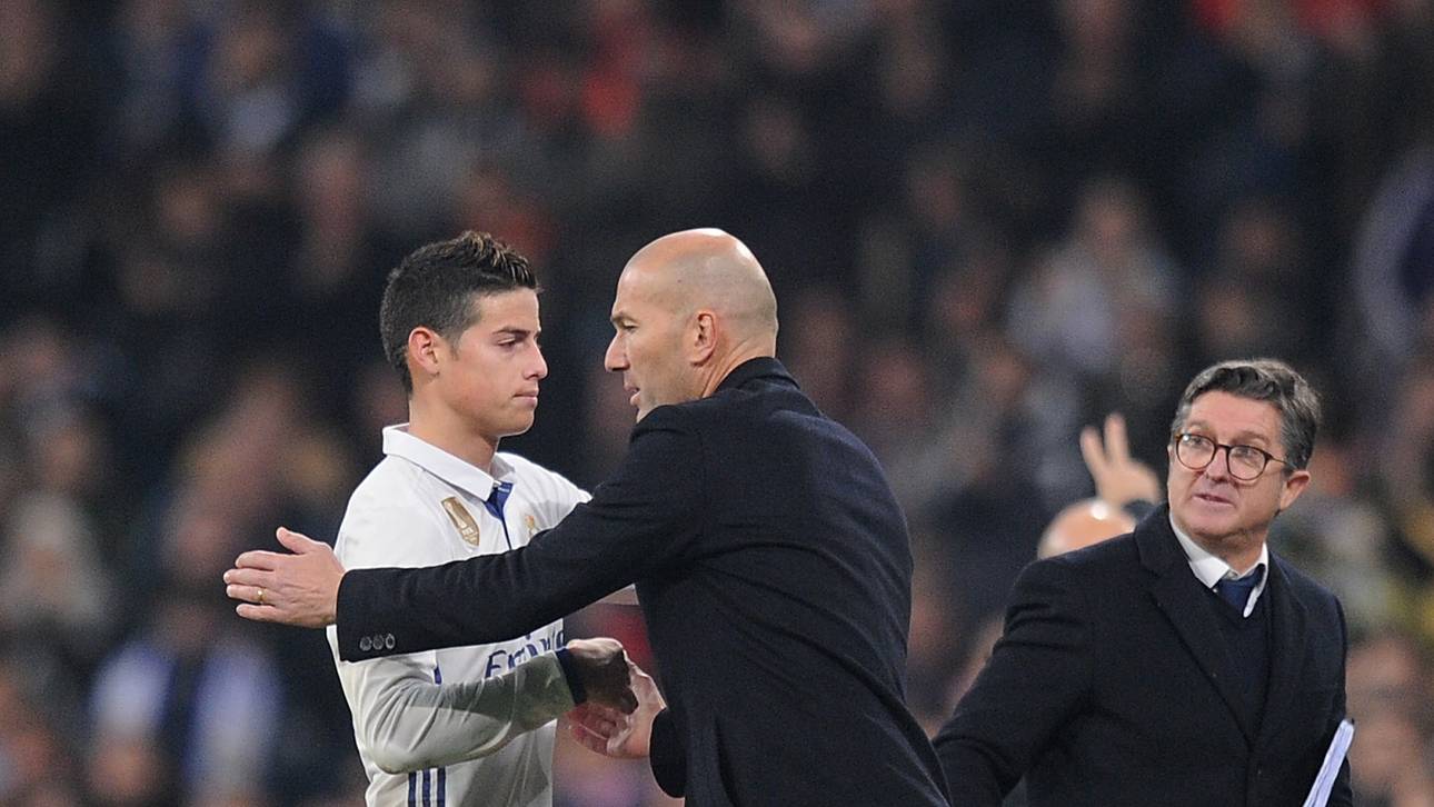 Zidane spricht über James‘ Zukunft
