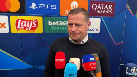 Der FC Bayern München gewinnt das Hinspiel des Champions-League-Achtelfinals bei Atalanta Bergamo zwar deutlich, muss aber drei verletzte Spieler hinnehmen. Sportvorstand Max Eberl gibt nach der Partie erste Updates zur Situation von Alphonso Davies, Jamal Musiala und Jonas Urbig.