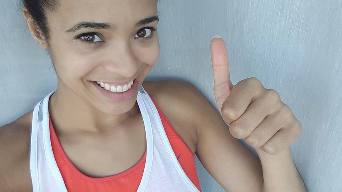 Marie-Laurence Jungfleisch (Deutschland): Gute Laune versprüht Jungfleisch - dafür hat sie auch allen Grund